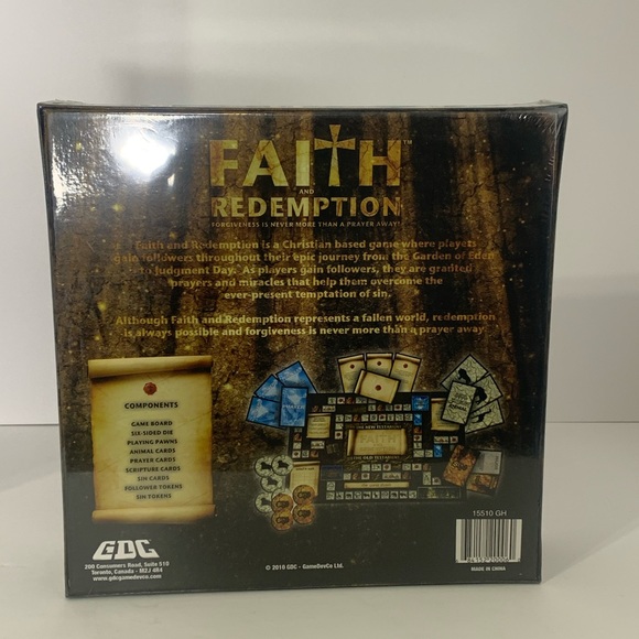 Faith and Redemption Board Game Christian New - Picture 2 of 12